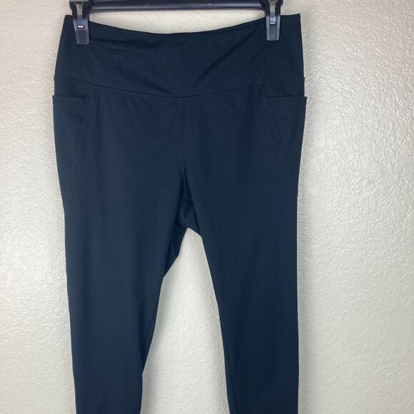 Danskin Women's Black Stretch Leggings w/Pockets Size XL - Picture 1 of 11